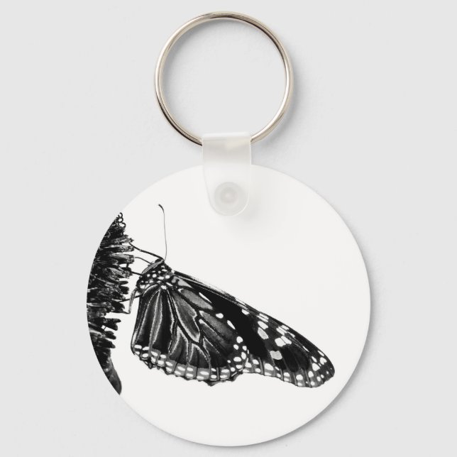 butterfly shy blacq keychain (Front)