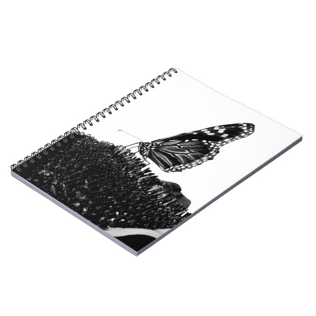 butterfly shy blacq notebook (Left Side)