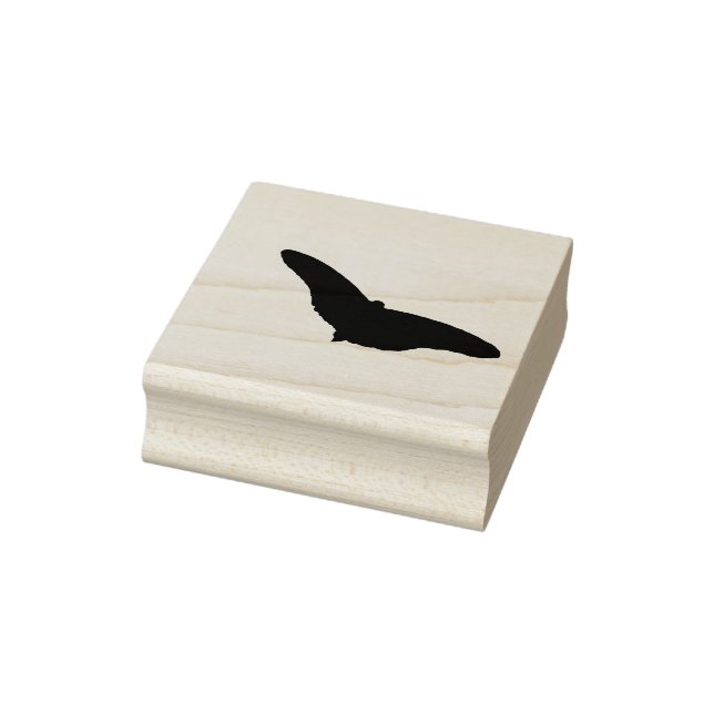 Butterfly Silhouette - black Rubber Stamp (Stamp)