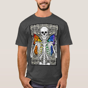 Butterfly Skeleton Fairycore Aesthetic  T-Shirt
