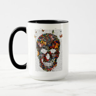 Butterfly Skull Mug