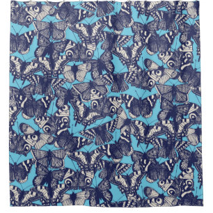 butterfly sky blue