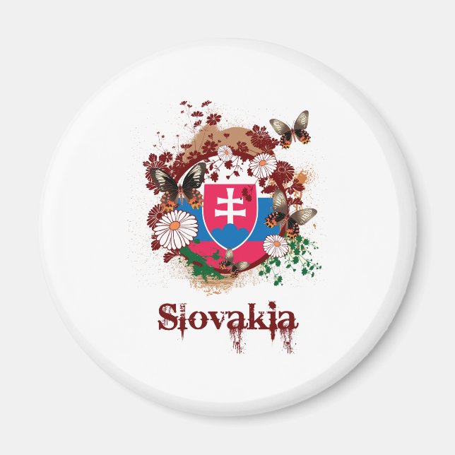 Butterfly Slovakia Magnet (Front)
