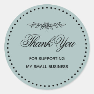  Butterfly Small Business Thank You Sticker