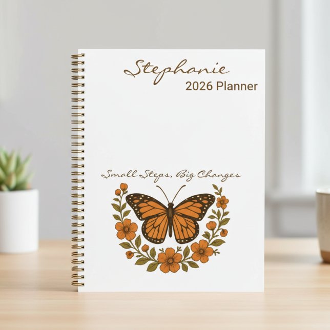 Butterfly Small Steps Big Changes Planner (Butterfly Small Steps Big Changes Planner)