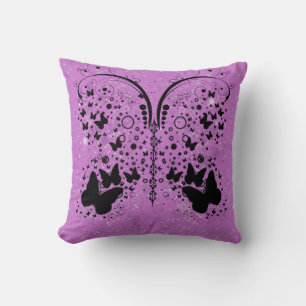 Butterfly Sparkles PURPLE Pillow