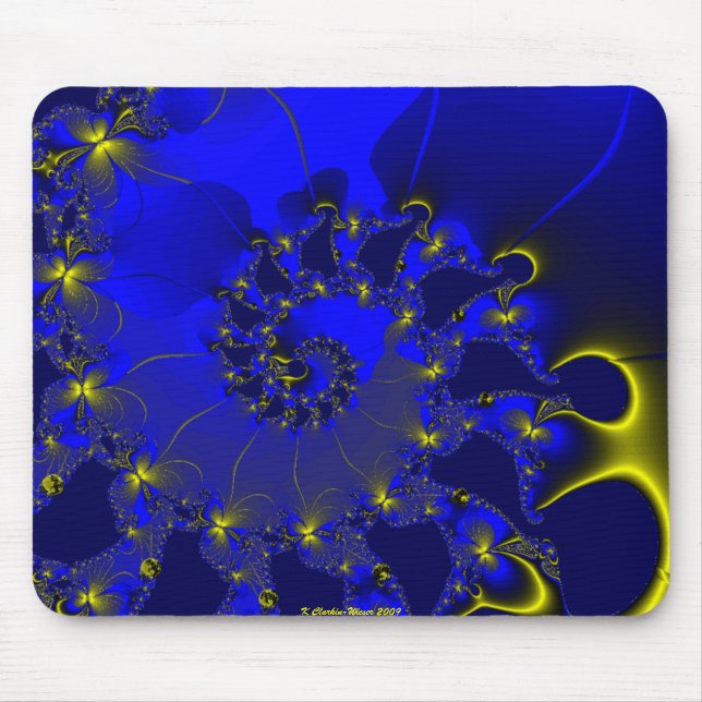 Butterfly Spiral Mouse Pad (Front)