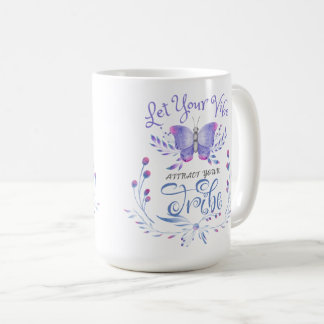 Butterfly Spirit Vibe large Coffee Mug