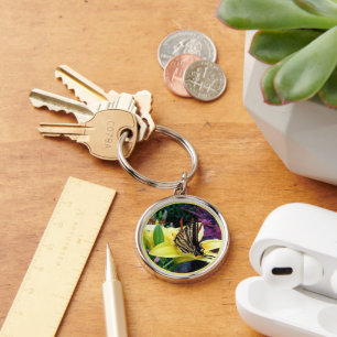 Butterfly Spring Butterfly Key Chains