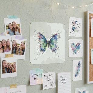 Butterfly Square Sticker