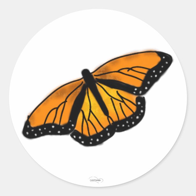 butterfly sticker (Front)