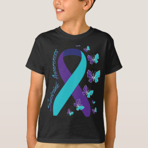 Butterfly Suicide Awareness Mental Health T-Shirt