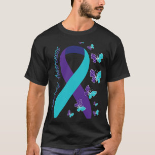 Butterfly Suicide Awareness Mental Health  T-Shirt