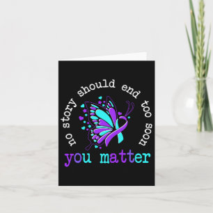 Butterfly Suicide Prevention  Card