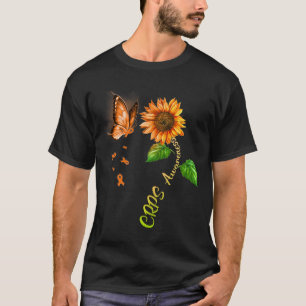 Butterfly Sunflower Crps Awareness 1 T-Shirt