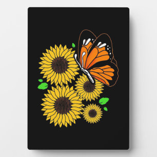 Butterfly Sunflower Garden Plaque