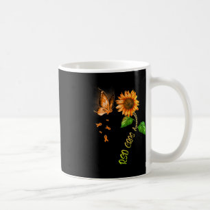 Butterfly Sunflower RSD CRPS Awareness Coffee Mug