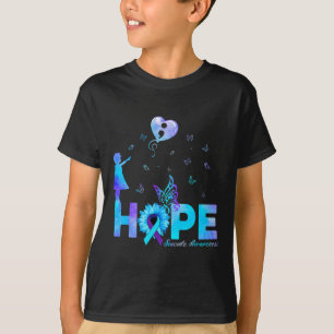 Butterfly Sunflower Suicide Prevention Awareness T-Shirt