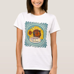 Butterfly Sunflower T-Shirt