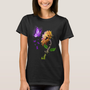 Butterfly Sunflower Turner Syndrome Awareness  T-Shirt