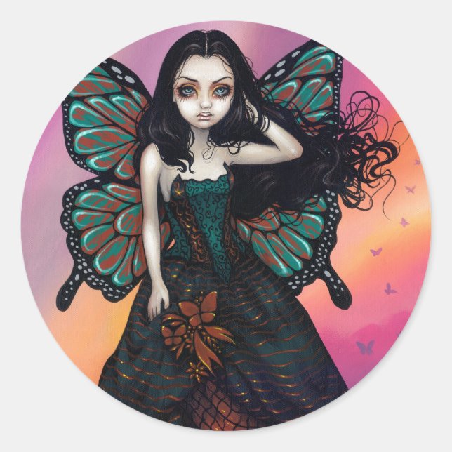 "Butterfly Sunset" Sticker (Front)