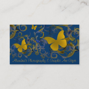 Butterfly Swirl Business Card