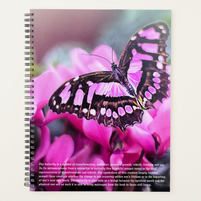 Butterfly Symbolism Calendar Planner (Front)