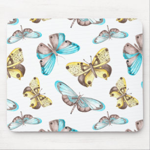 Butterfly Symmetry Art Mouse Pad