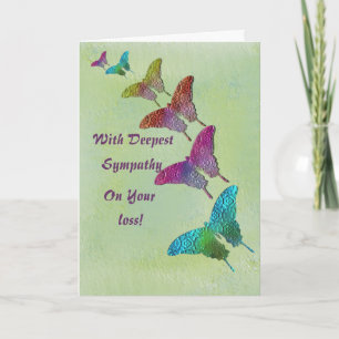 Butterfly Sympathy Card