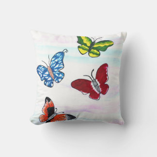 "Butterfly Tag" Sofa Pillow