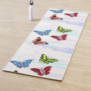 "Butterfly Tag" Yoga Mat