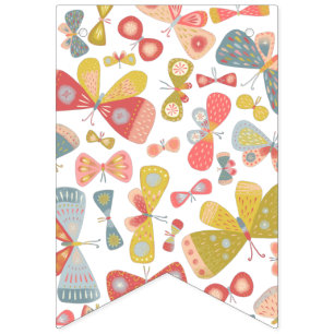 Butterfly Tango Bunting Flags