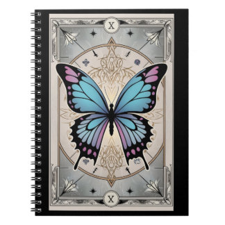 Butterfly Tarot Card – Mystical and Intricate Notebook