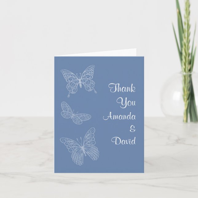 Butterfly Thank You Card (Front)