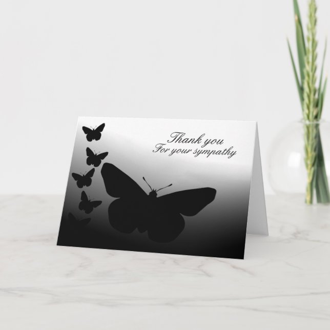 Butterfly Thank You Card (Front)