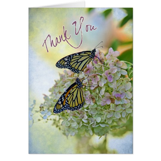 Butterfly Thank You Card