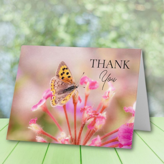 Butterfly Thank You Card (Creator Uploaded)