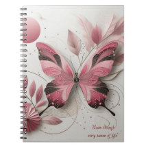 butterfly theme notebook