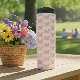 Butterfly Thermal Tumbler