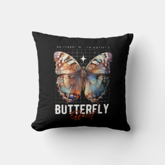 butterfly throw pillow