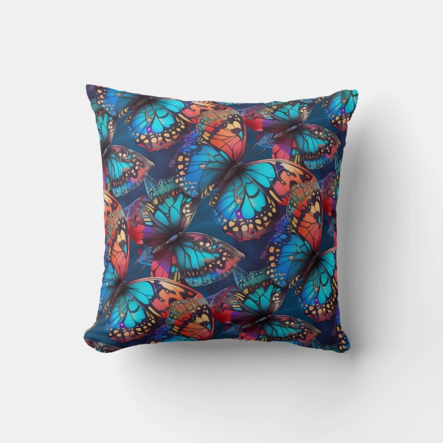 butterfly throw pillow (Front)