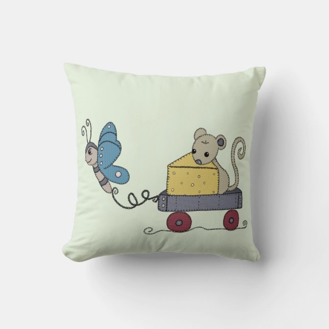 butterfly throw pillow (Front)