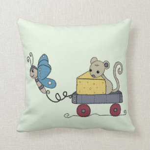 butterfly throw pillow