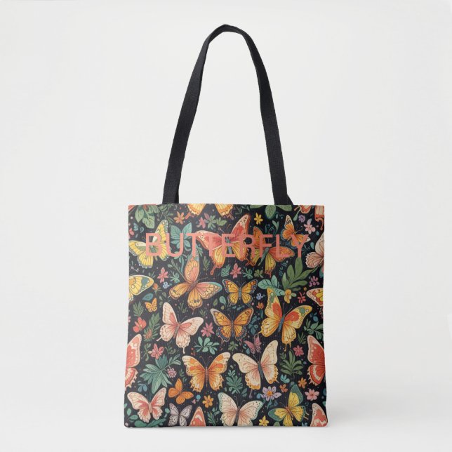 butterfly tote bag (Front)