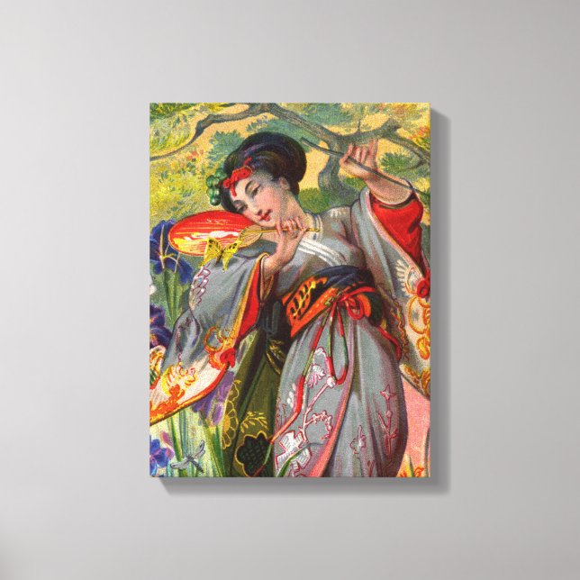 Butterfly Touch Canvas Print (Front)