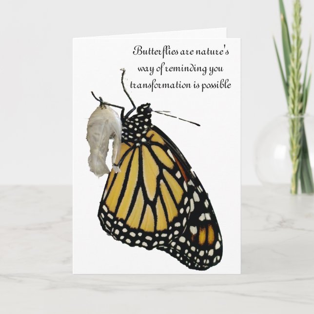 Butterfly Transformation Card <Blank Inside> (Front)