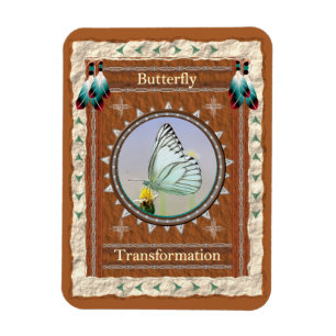 Butterfly  -Transformation- Vinyl Flexi Magnet