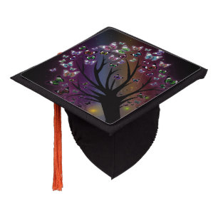 Butterfly Tree  Graduation Cap Topper