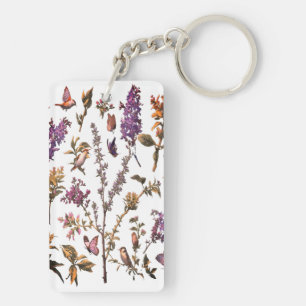 Butterfly Tree Keychain – Minimal Nature Charm