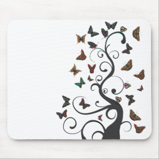 Butterfly Tree Mouse Pad